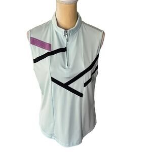 Jamie Sadock Golf Tennis Sleeveless Tank Top Shirt Size Large